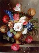 Floral, beautiful classical still life of flowers.091 unknow artist